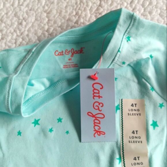 Nwt Cat & Jack Long Sleeve Top - Picture 5 of 6